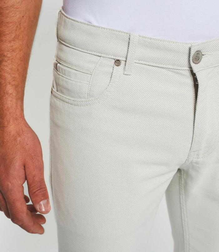 Izac Pantalon Slim 5 Poches Urbain Beige PILLYOUT
