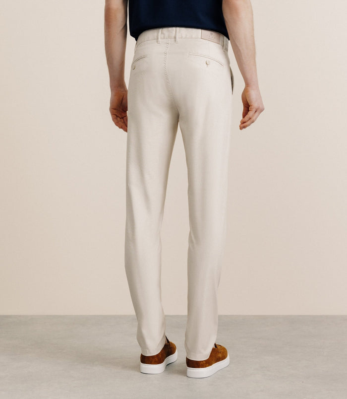 Izac Pantalon Slim Beige