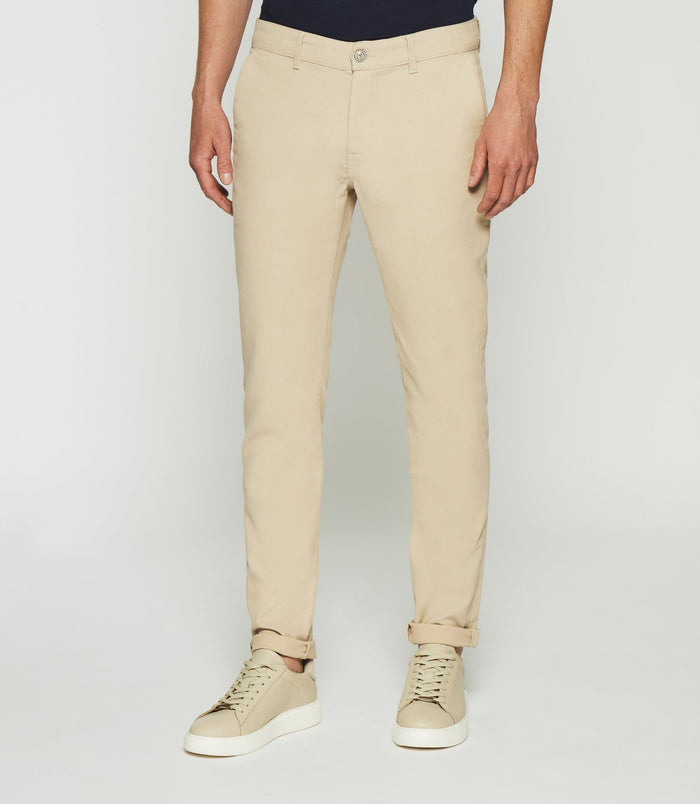 izac Pantalon slim beige foncé PARFAIT