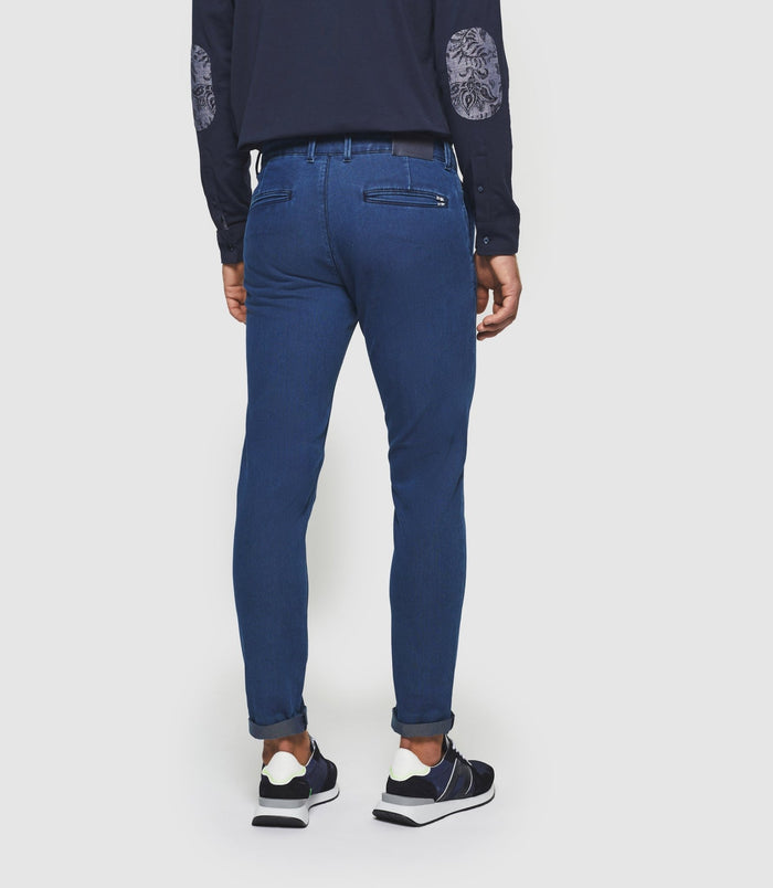 Izac Pantalon Slim Bleu "Perrebi"