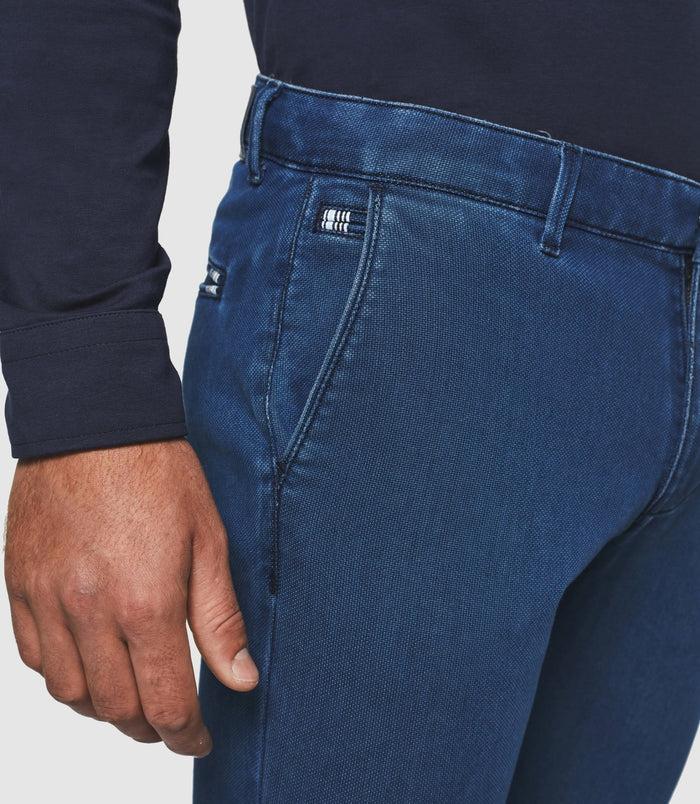 Izac Pantalon Slim Bleu "Perrebi"