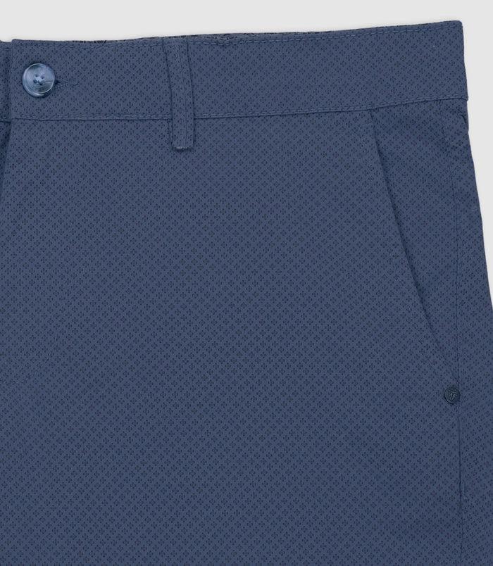 Izac Pantalon Slim Imprimé Marine PERLINEOUT
