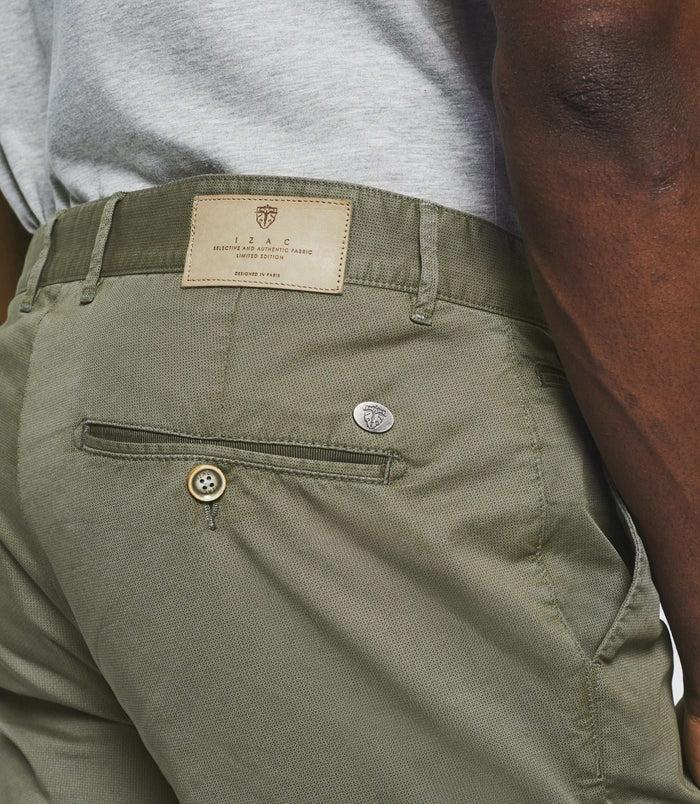 Izac Pantalon Slim Kaki Clair "Perline"