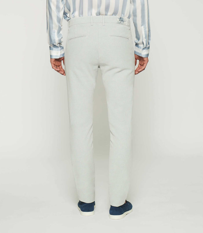 Izac Pantalon Slim Slack Bleu PARFAIT