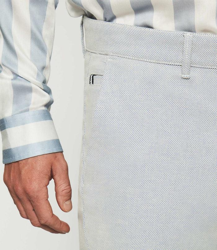 Izac Pantalon Slim Slack Bleu PARFAIT