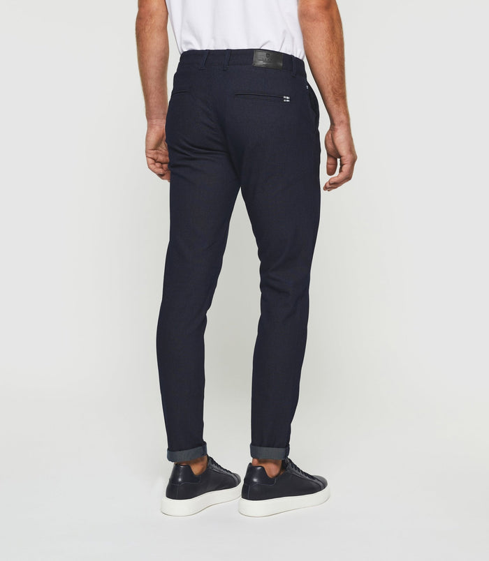Izac Pantalon Slim Urbain Marine PERREBIOUT