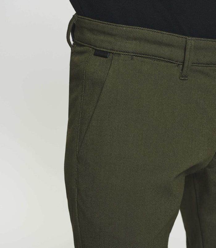 Izac Pantalon Urbain Slim Kaki VEREBI