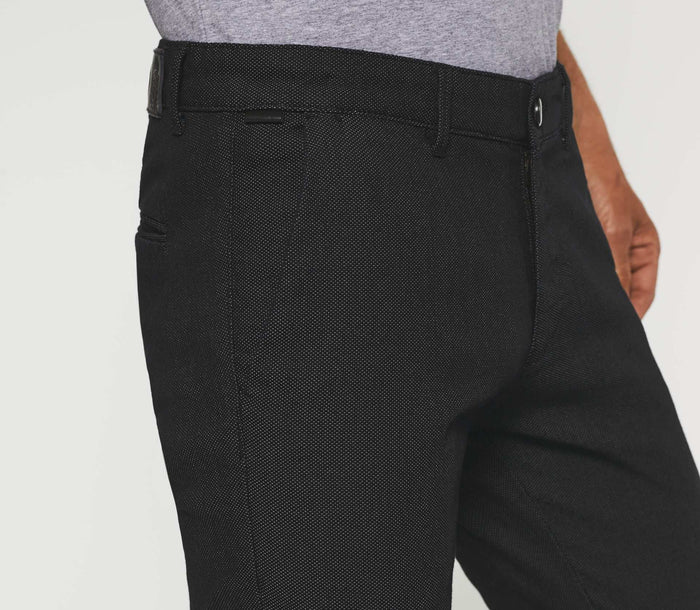 Izac Pantalon Urbain Slim Noir VEREBI