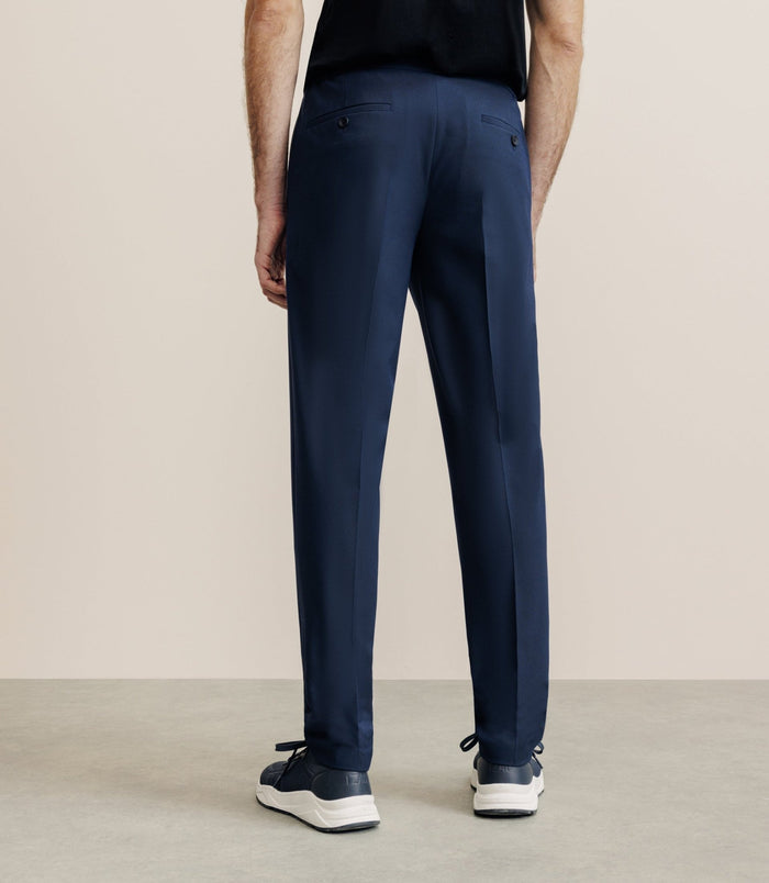 Izac Pantalon Ville Armuré Bleu Marine