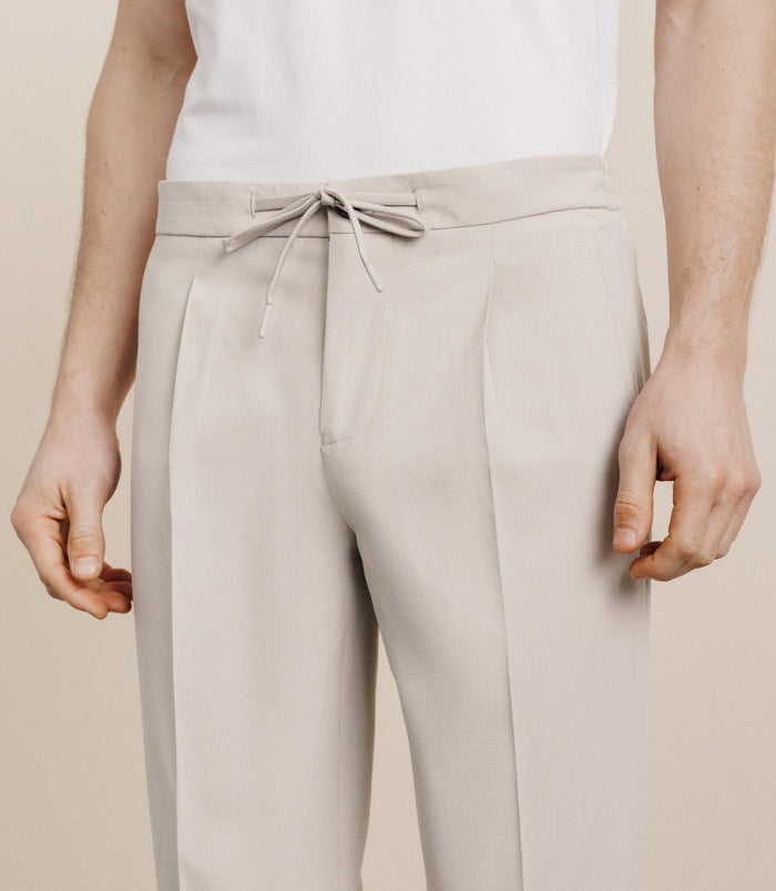 Izac Pantalon Ville Armuré Mastic