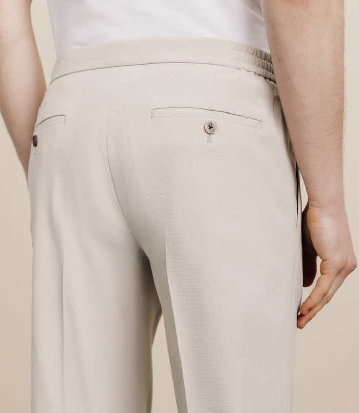 Izac Pantalon Ville Armuré Mastic