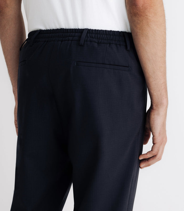 Izac Pantalon Ville Avec Cordon Marine