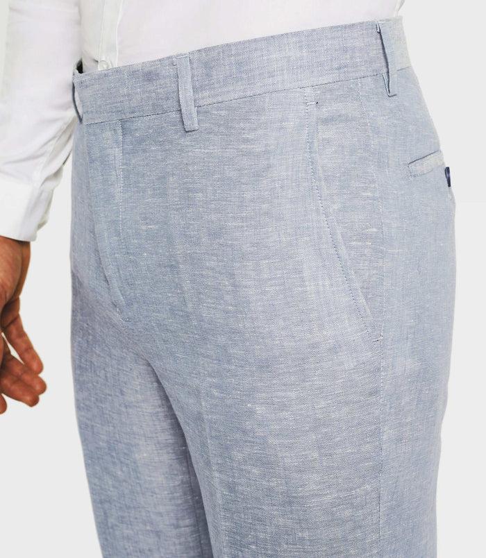 Izac Pantalon Ville Bleu Ciel "Bieloc"