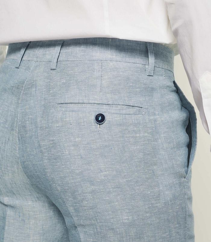 Izac Pantalon Ville Bleu Ciel "Bieloc"