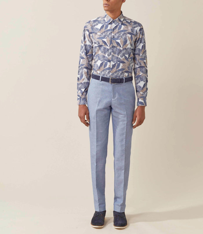 izac Pantalon ville Bleu-clair "Izurro"