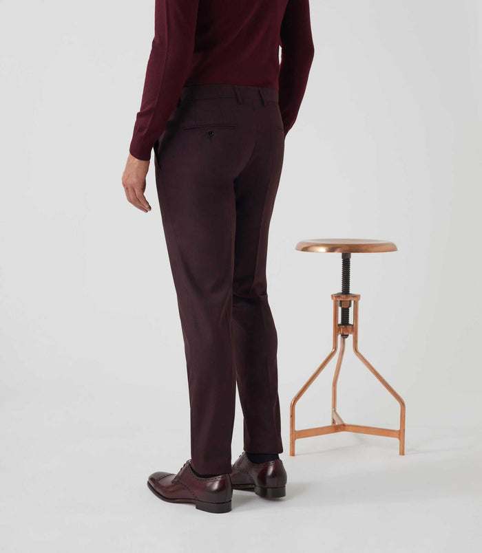 Izac Pantalon Ville Bordeaux "Gveloute"