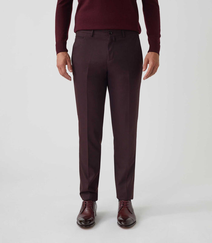 izac Pantalon ville bordeaux "Gveloute"