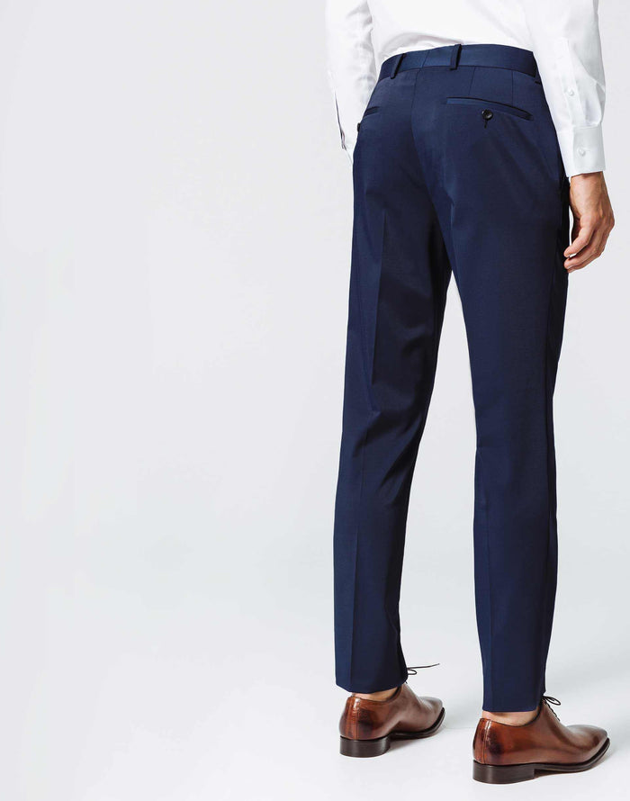 Izac Pantalon Ville Cobalt