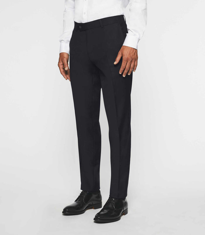 izac Pantalon ville en laine marine FLIBRE