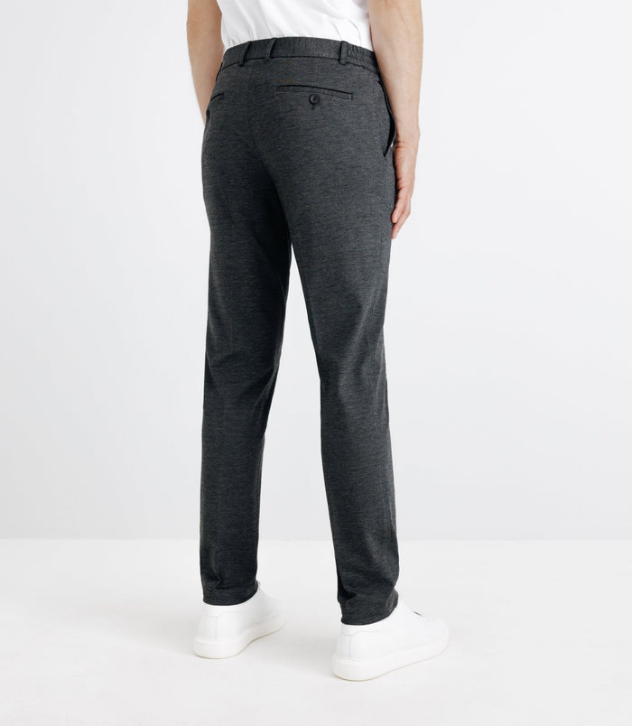 Izac Pantalon Ville En Maille Gris