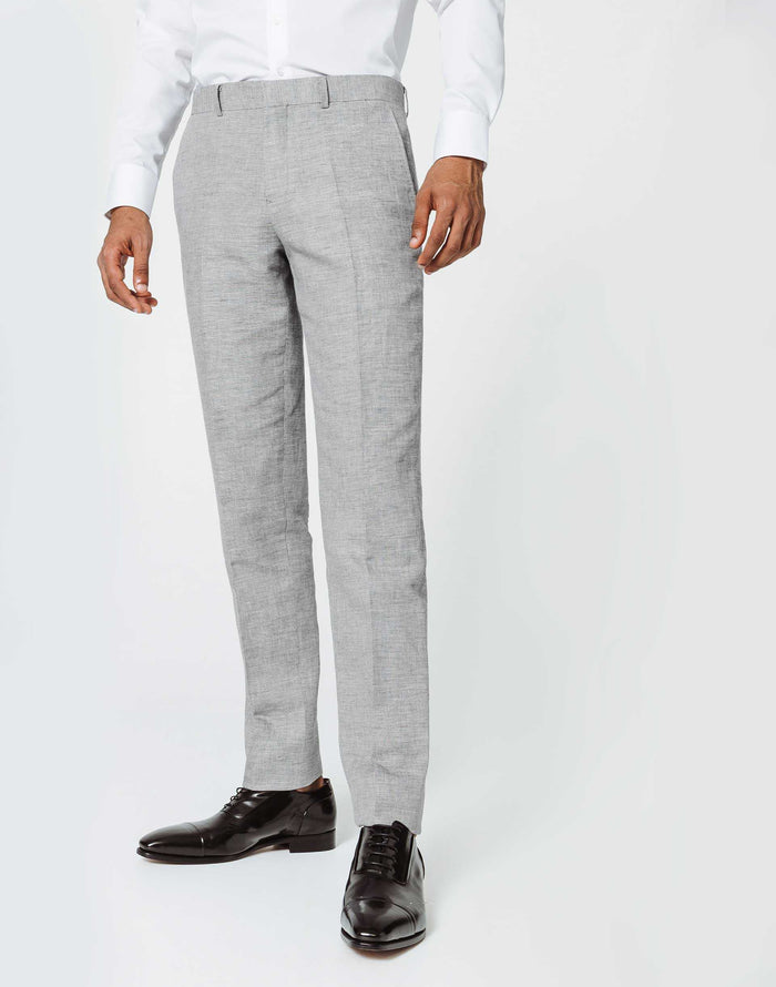 izac Pantalon Ville Gris Basique