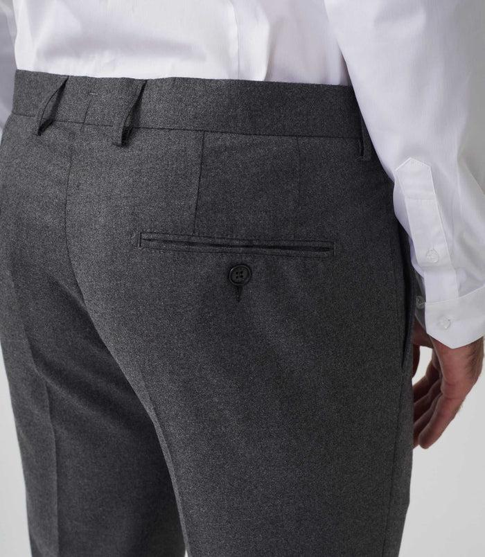 Izac Pantalon Ville Gris Foncé "Gveloute"
