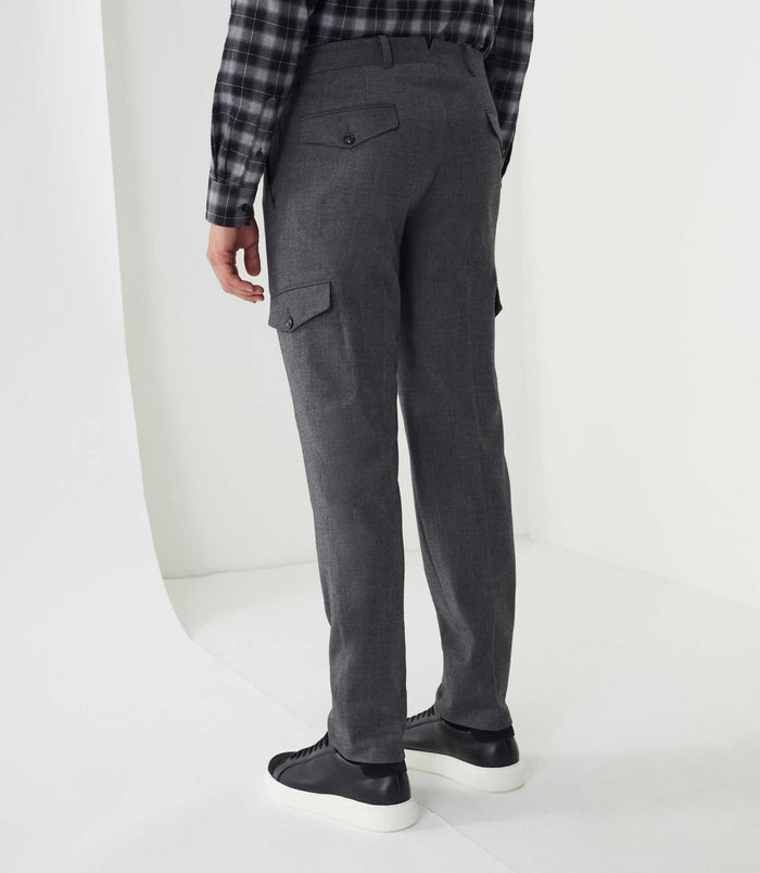 Izac Pantalon Ville Gris Foncé "Gvelouto"