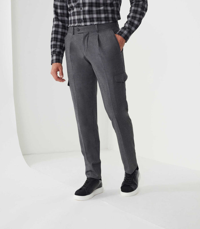 izac Pantalon ville gris foncé "Gvelouto"