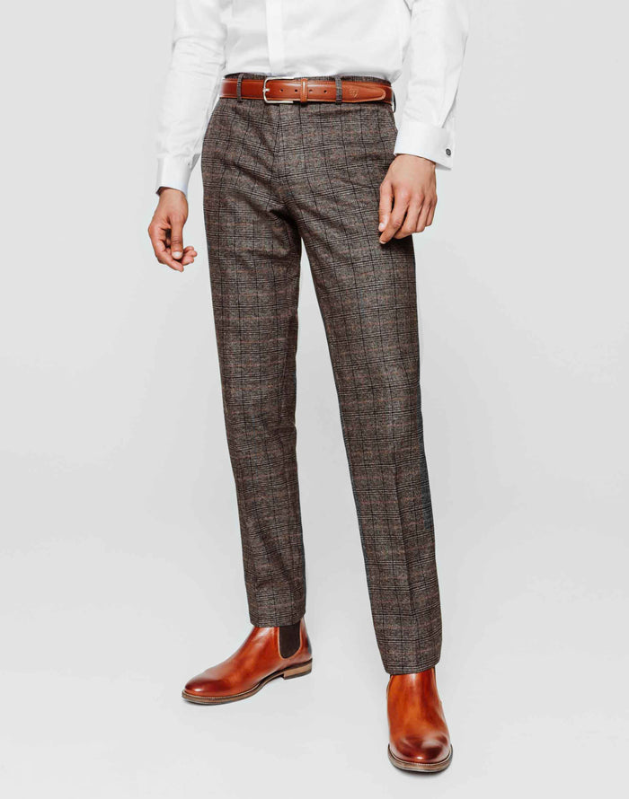 izac Pantalon ville marron