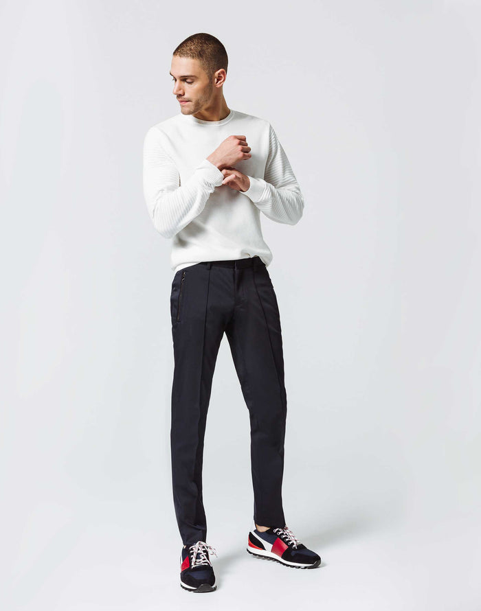 Izac Pantalon Ville Navy Basique