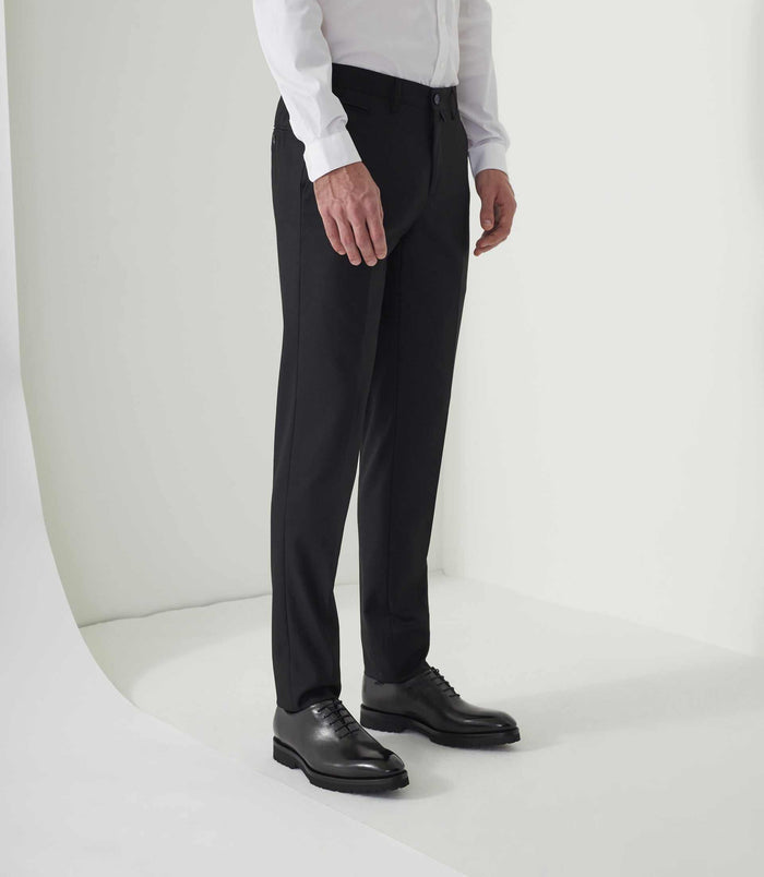Izac Pantalon Ville Noir "Gveloute"