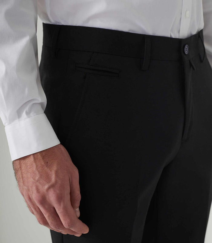 Izac Pantalon Ville Noir "Gveloute"
