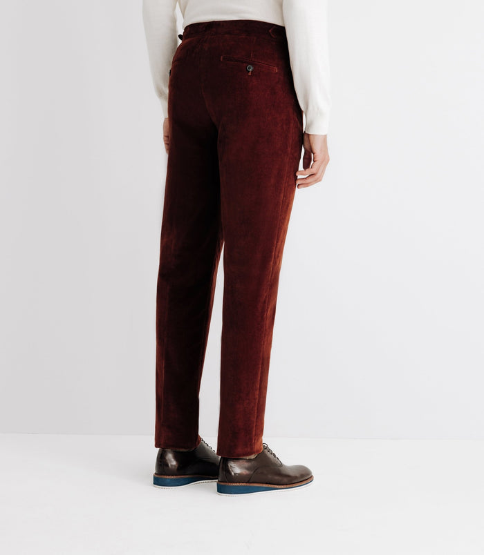 Izac Pantalon Ville Séparable En Velours Cannelle