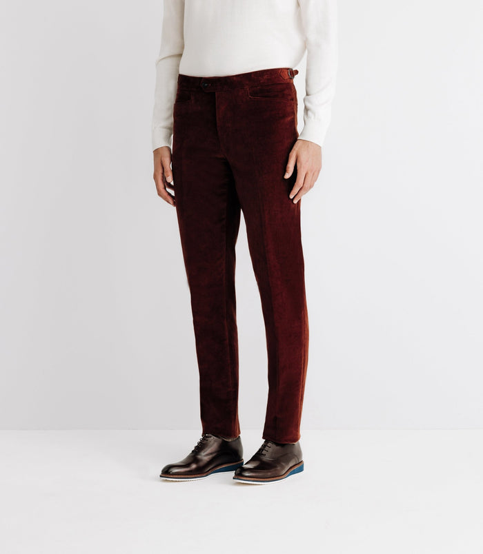 izac Pantalon ville séparable en velours cannelle