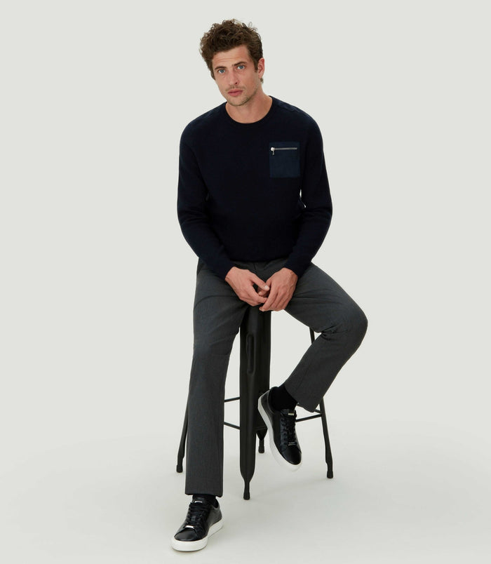 Izac Pantalon Ville Slack Gris "Naos"