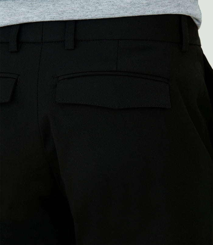 Izac Pantalon Ville Slack Noir "Naos"