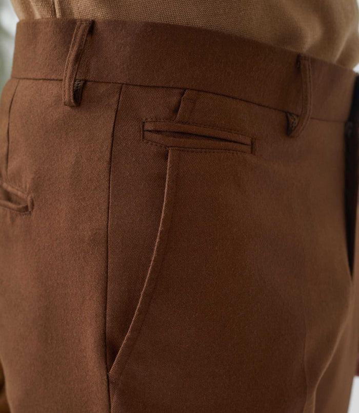 Izac Pantalon Ville Tabac "Gveloute"