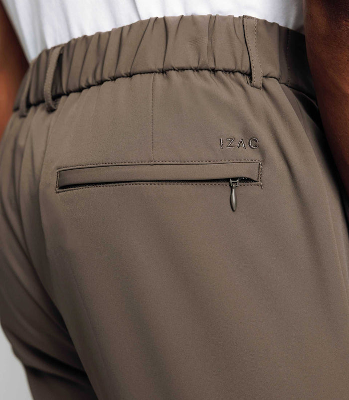 Izac Pantalon Ville Taupe