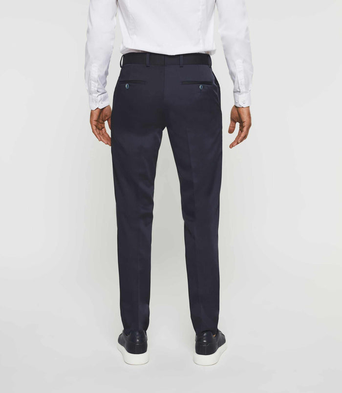 Izac Pantalon Ville Tissu Technique Bleu BIONACOUT