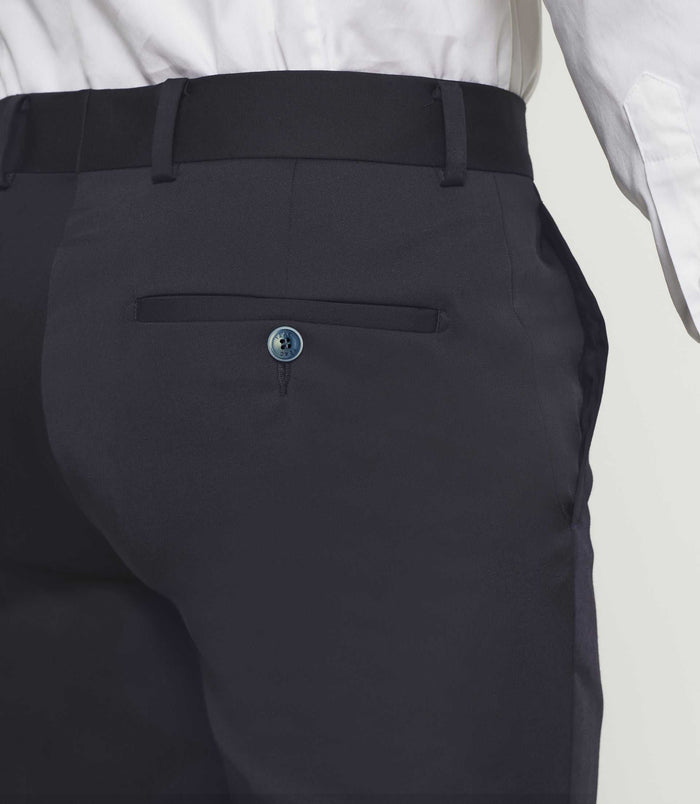 Izac Pantalon Ville Tissu Technique Bleu BIONACOUT