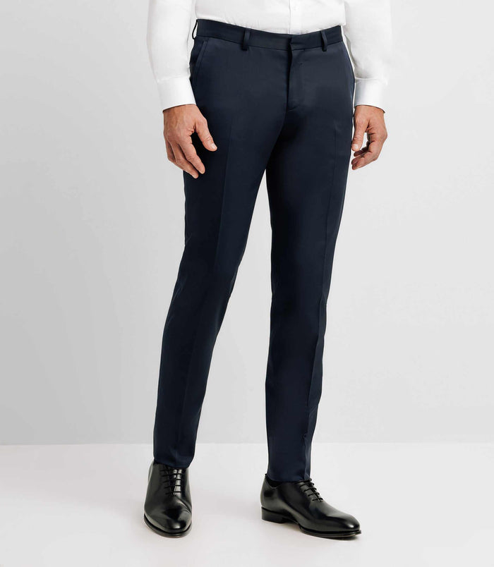 izac Pantalon ville tissu technique marine