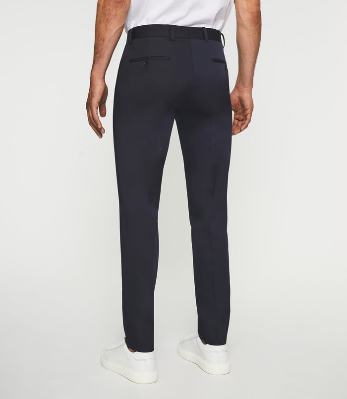 Izac Pantalon Ville Tissu Technique Marine FANACO