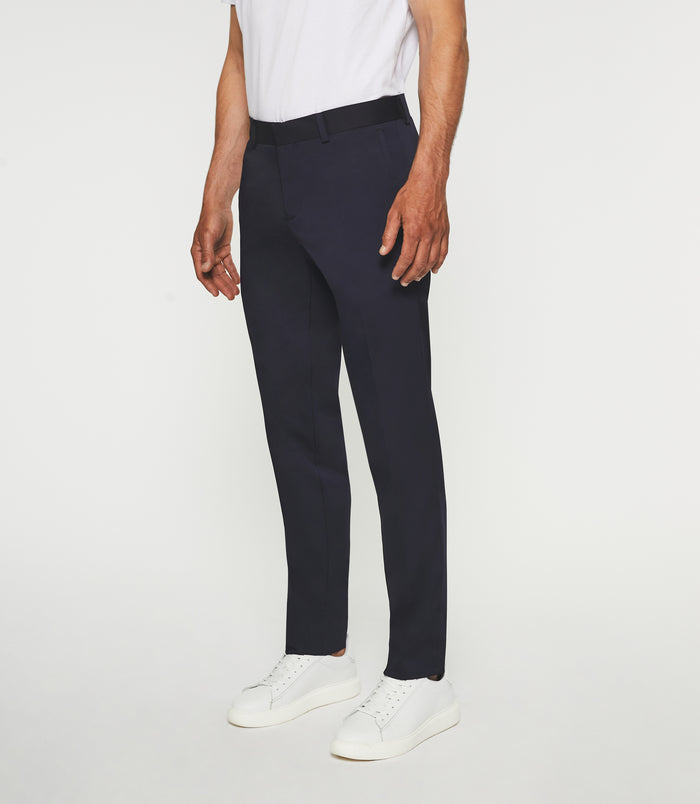izac Pantalon ville tissu technique marine FANACO