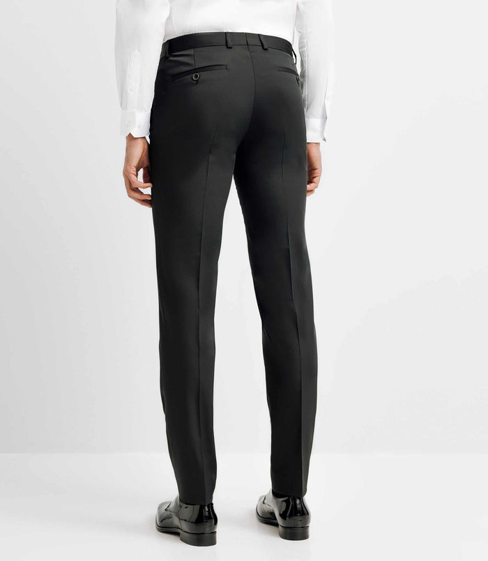 Izac Pantalon Ville Tissu Technique Noir