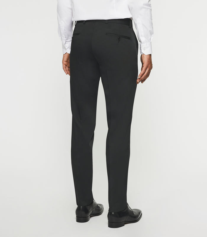 Izac Pantalon Ville Tissu Technique Noir FANACO