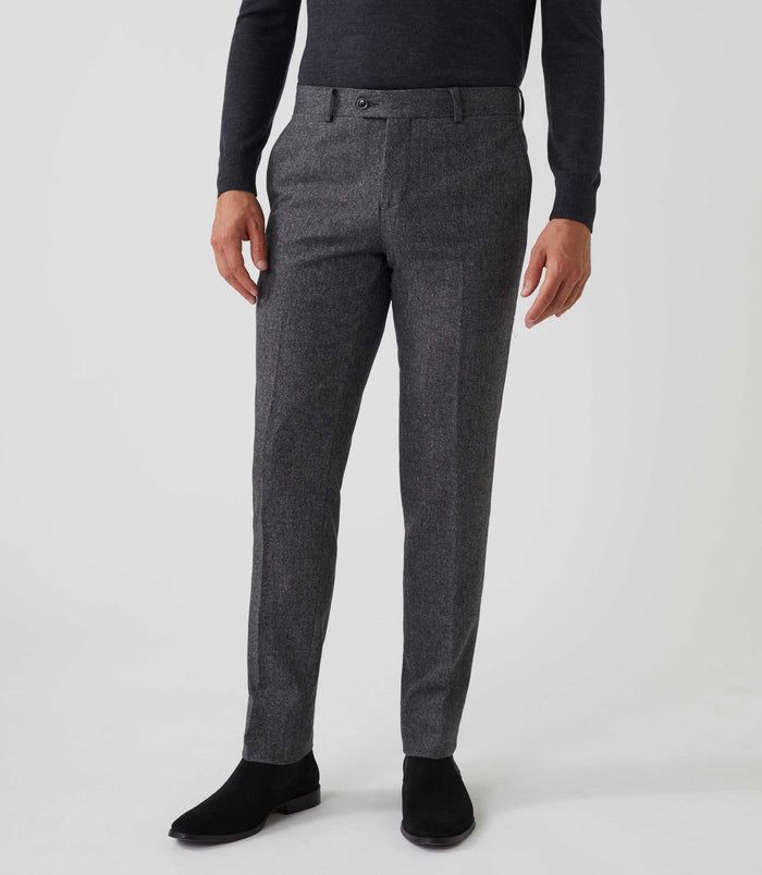 Izac Pantalon Ville Tweed Gris "Gverso"