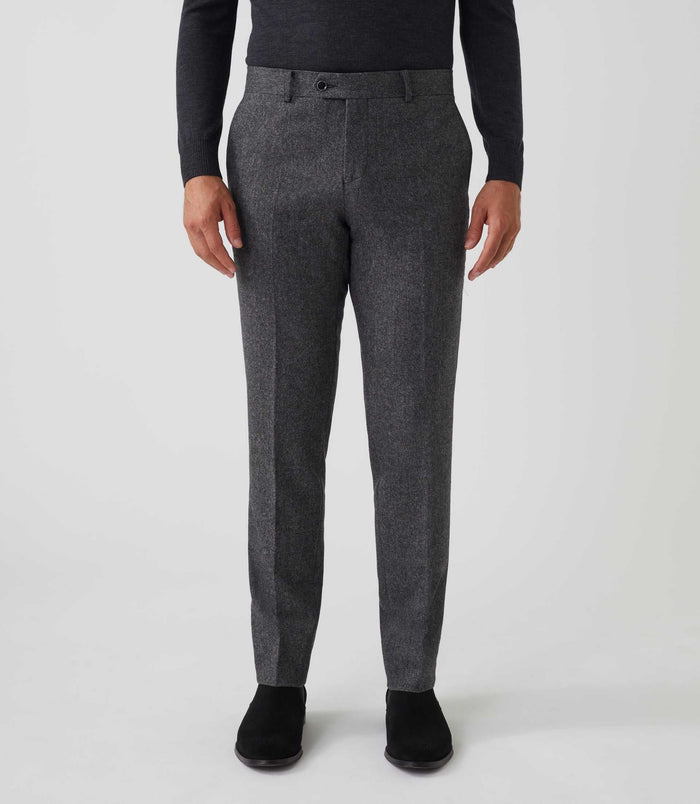 izac Pantalon ville tweed gris "Gverso"