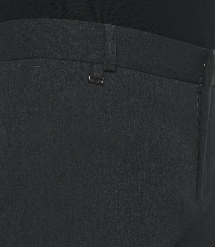 Izac Pantalon Ville Uni Bi-stretch Gris Moyen FAOR