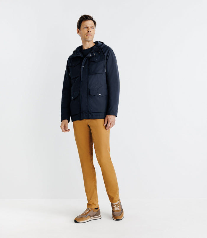 izac Parka avec capuche marine