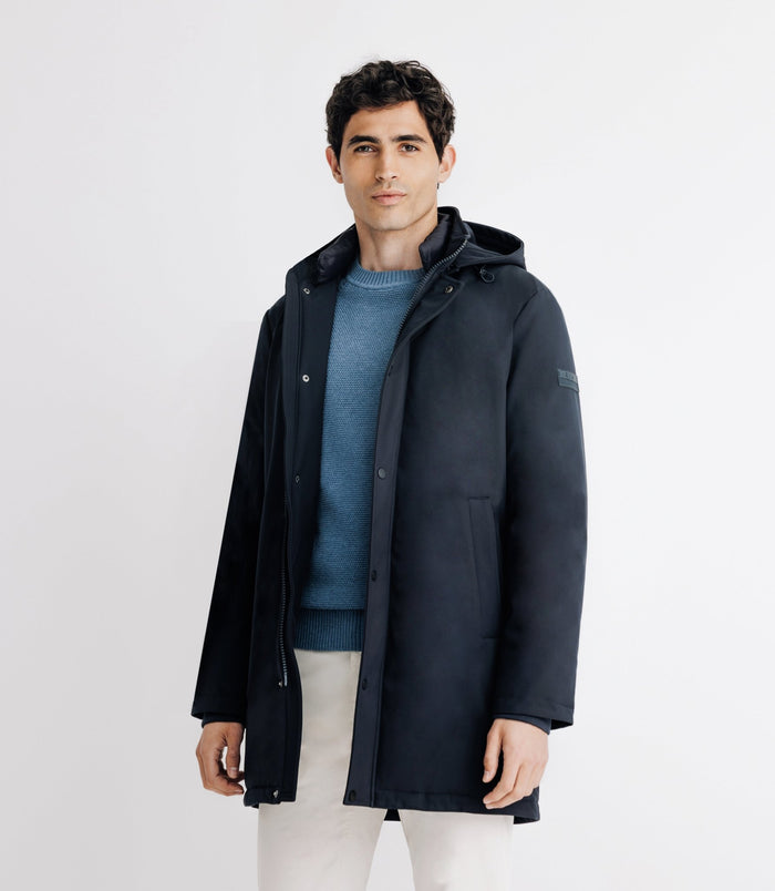 Izac Parka Avec Patch Marine